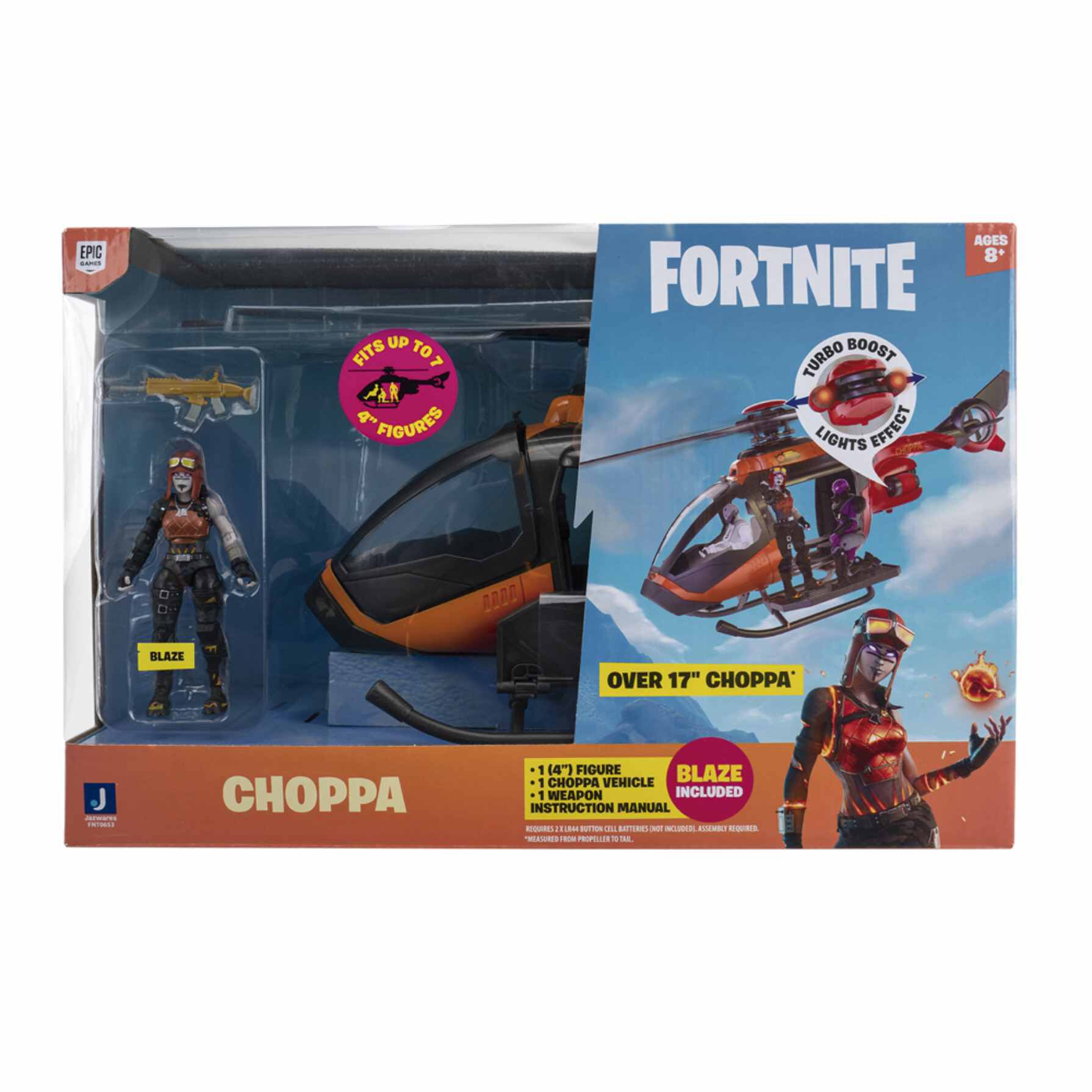 Fortnite Helicóptero Pack Choppa con Blaze